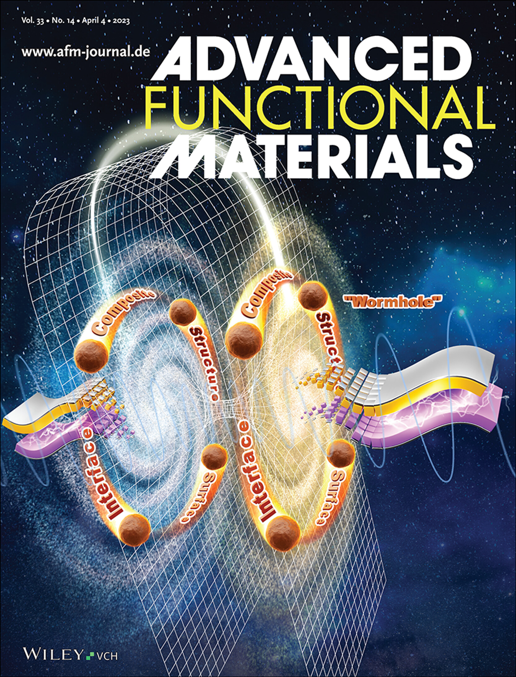 LetPub Journal Cover Design Service Art Sample, ADVANCED FUNCTIONAL MATERIALS Cover 2