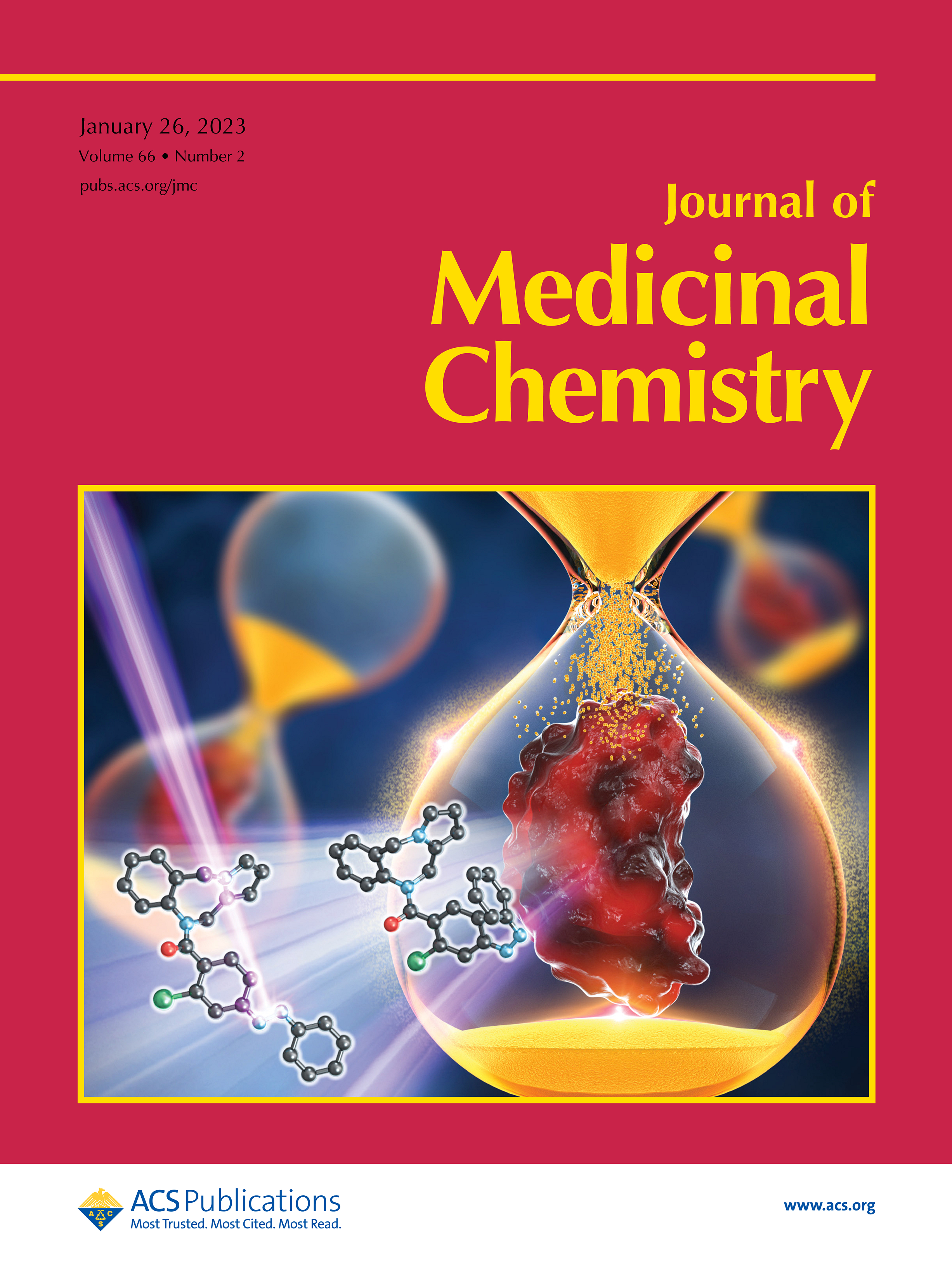 LetPub Journal Cover Design Service Art Sample, JOURNAL OF MEDICINAL CHEMISTRY Cover 1