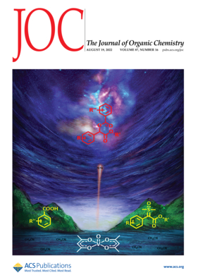 LetPub Journal Cover Design Service Art Sample, JOURNAL OF ORGANIC CHEMISTRY Cover 1